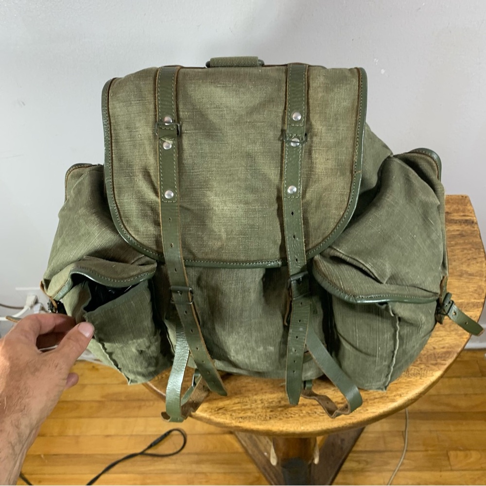 Army style hiking backpack, unisex - Picture 3 of 11